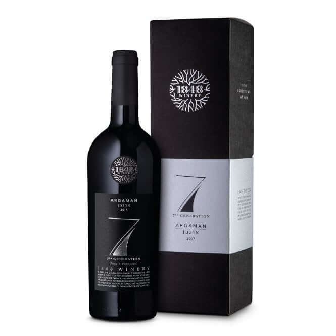 1848 Winery. 7th Generation Argaman. Israeli Dry Red Wine. Kosher Wine.