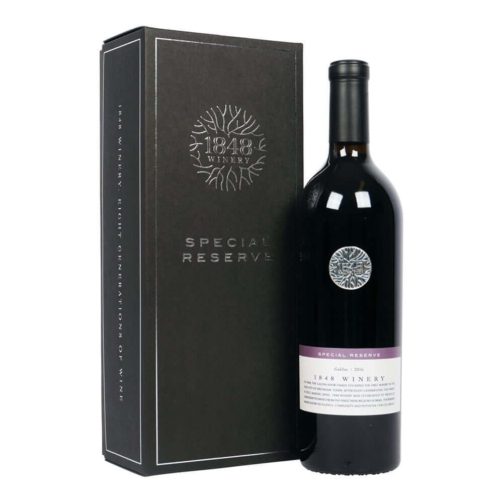 1848 Special Reserve Israeli wine. Dry Red Wine. Arele's Kosher Wines and spirits.