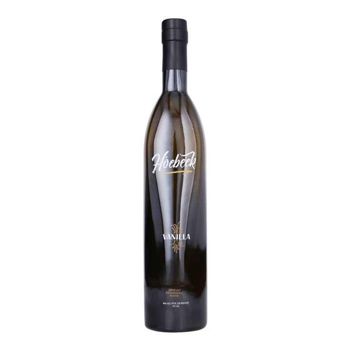 Hoebel Vanilla liqueur, a kosher spirit in beautiful bottle.