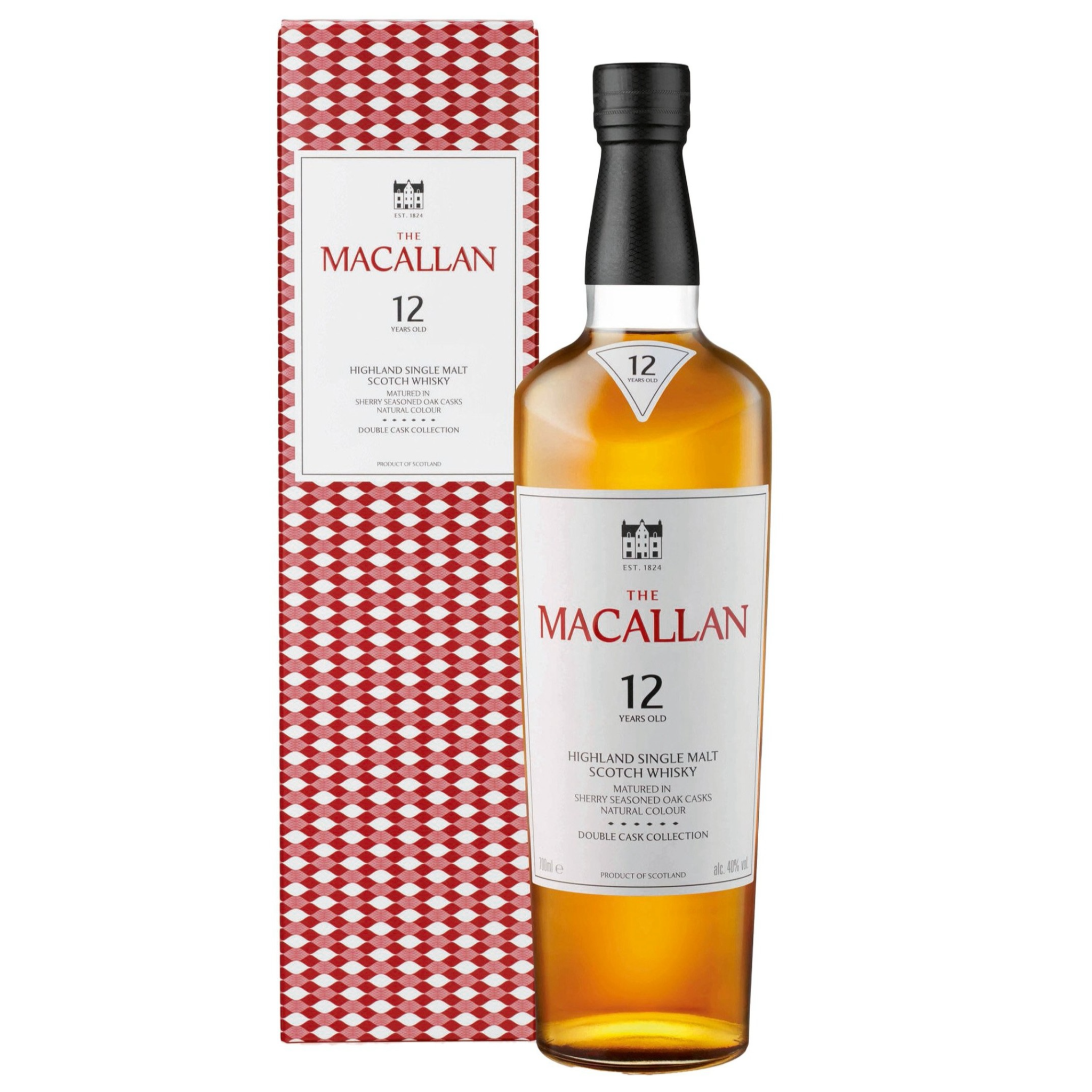 ウイスキー The Macallan 12 Year Old 700ml Macallan 12 Year Old Double Cask - 2025 Release – Areles Kosher
