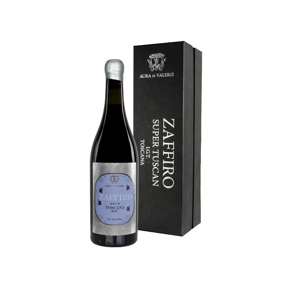 Aura di Valerie Zaffiro Super Tuscan 2019 IGT. Dry red wine, kosher wine from Areles kosher wines and spirits.