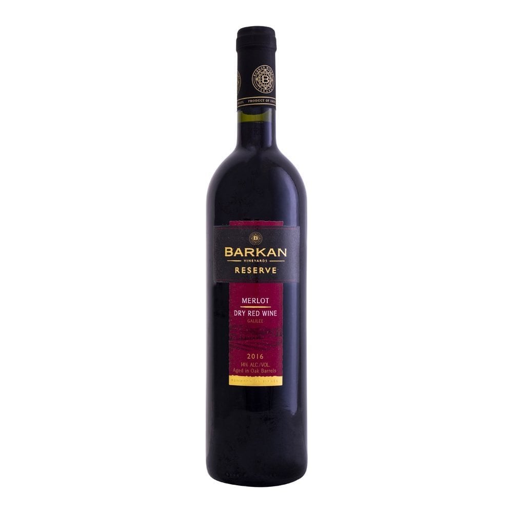 Barkan Reserve Merlot Dry Red Kosher Wine.