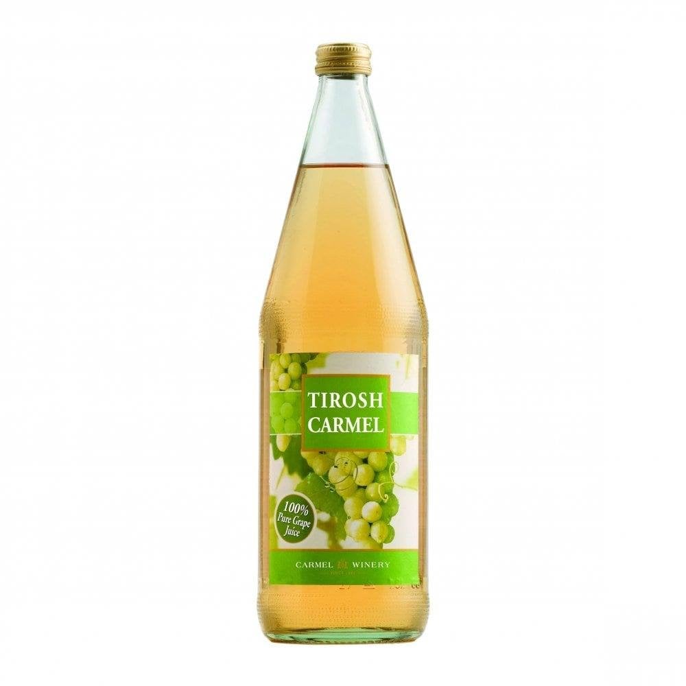 Carmel Winery, Tirosh Carmel white grape juice. Kiddish wine - fortified wine.