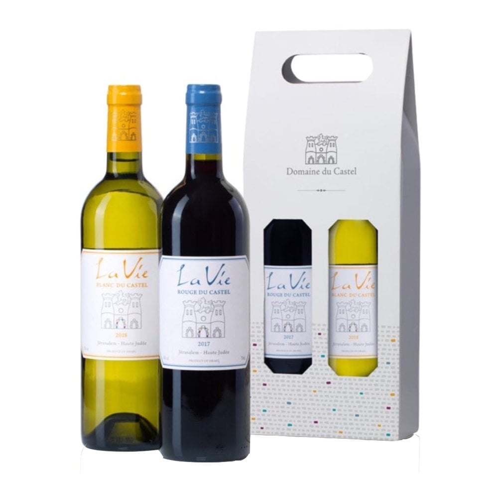 Domaine du Castel Kosher wine pack.