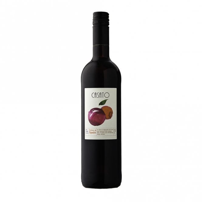 Cedev Vins casato fruity sangria, sweet red kosher wine.