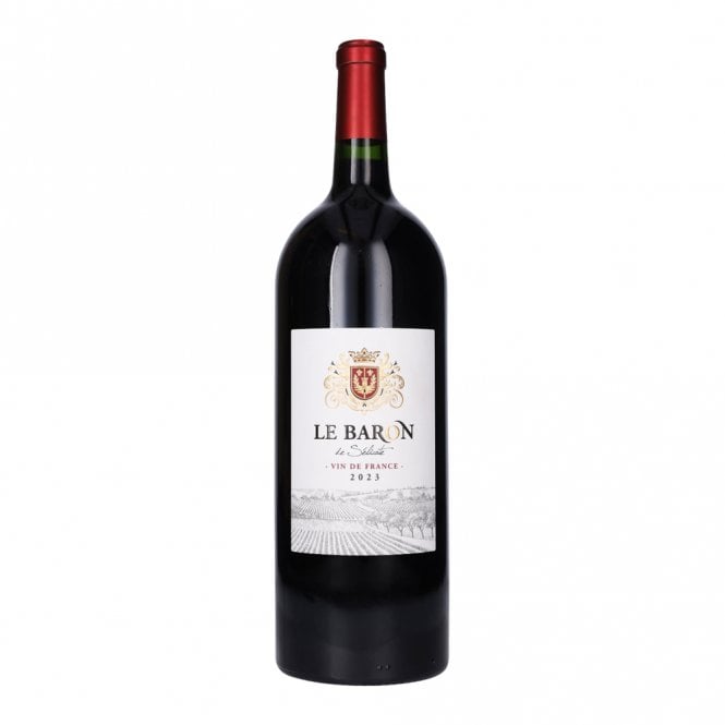 Chateau Le Baron 1 5 Litre Magnum Dry Red French Wine Areles chateau-le-baron-1-5-litre-magnum-dry-red-french-wine-areles