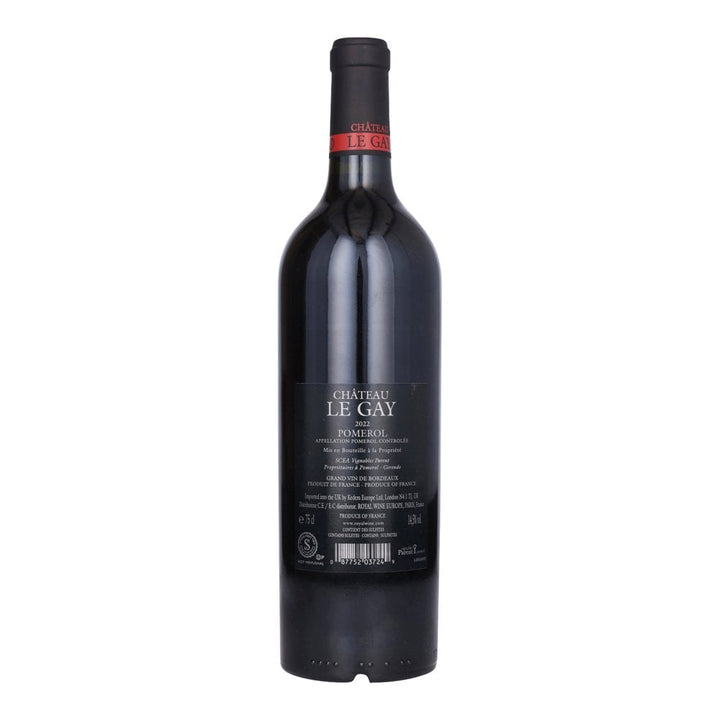 Chateau Le Gay Pomerol 2022 - dry red kosher wine. French wine.