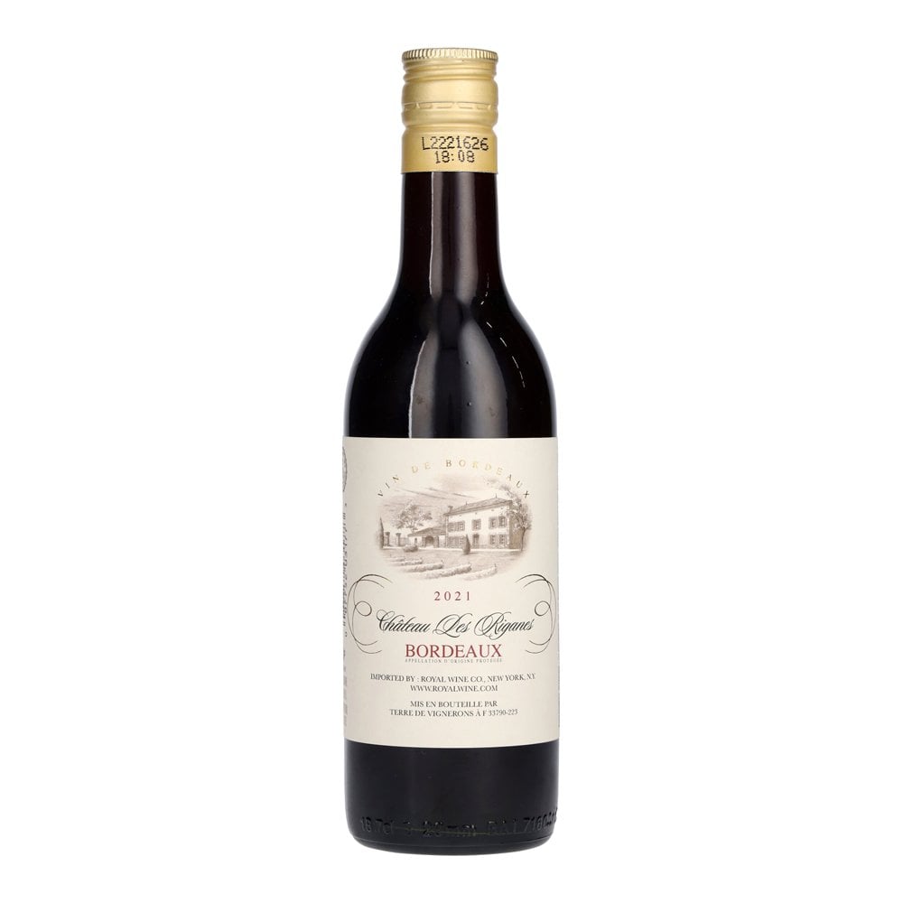 Chateau Les Riganes - 187ml Small Bottle. Kosher wine at Areles kosher wines.