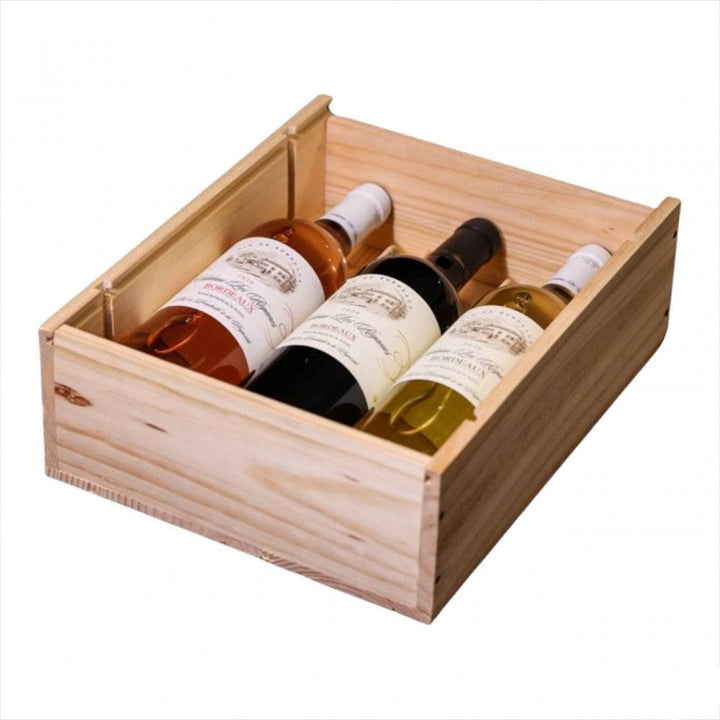 Chateau Les Riganes Trio Gift Pack - kosher wine box.