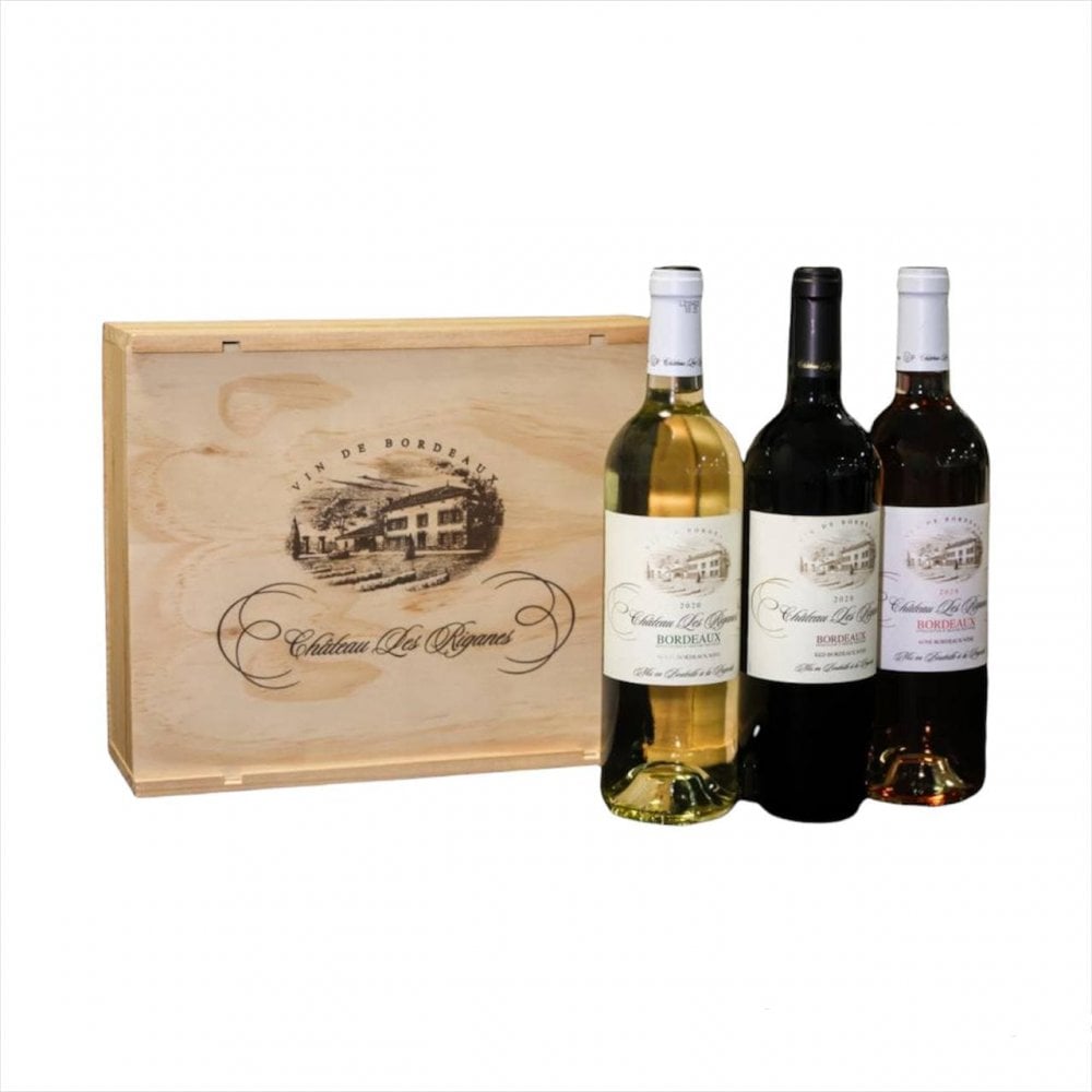 Chateau Les Riganes Trio Gift Pack - kosher gift pack.