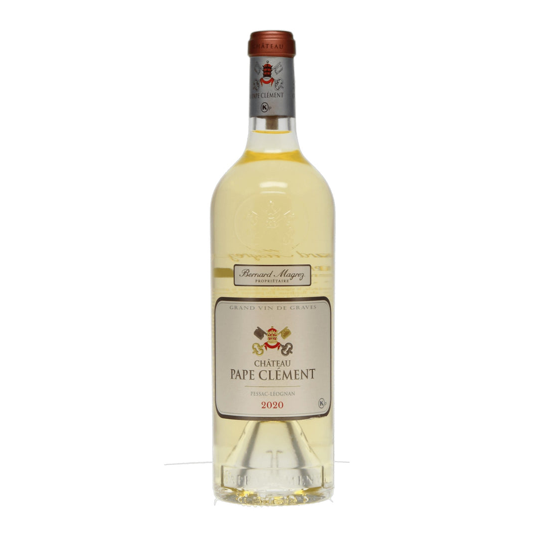Chateau Pape Clement Blanc 2020. Dry white kosher wine.