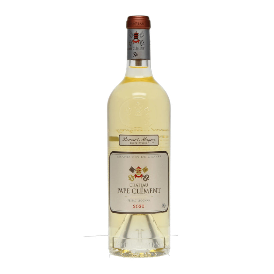 Chateau Pape Clement Blanc 2020. Dry white kosher wine.