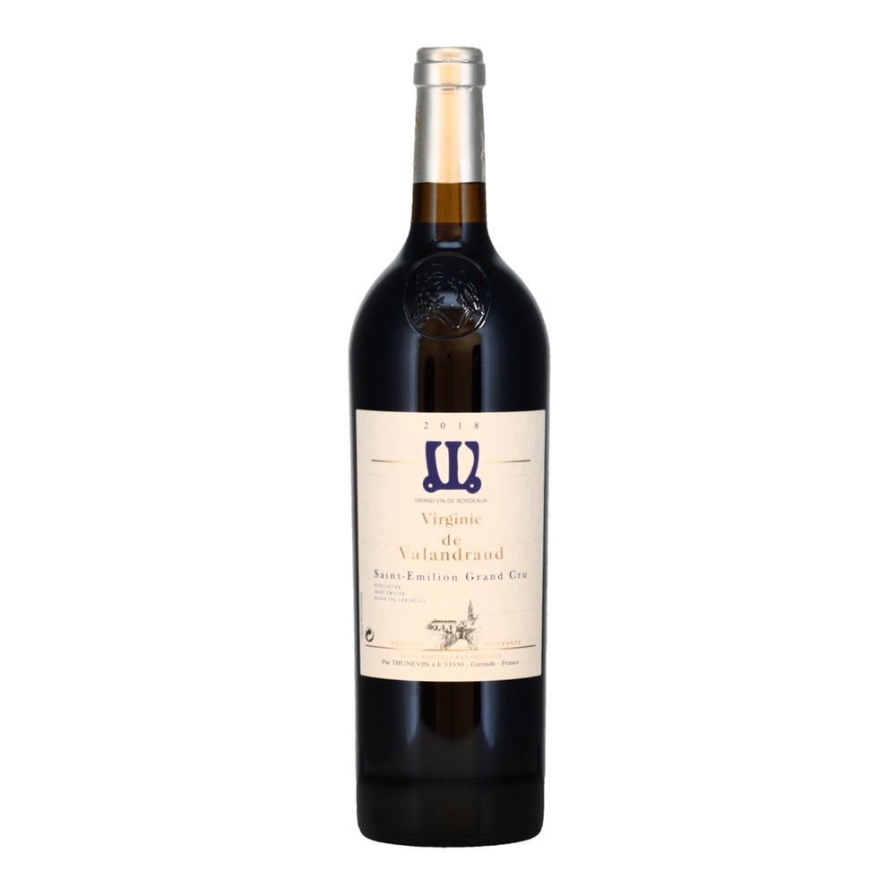 Chateau Virginie de Valandraud 2018. Dry red kosher wine.