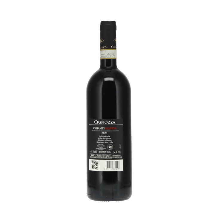 Cignozza Chianti Riserva 2021 - dry red kosher wine at Areles.