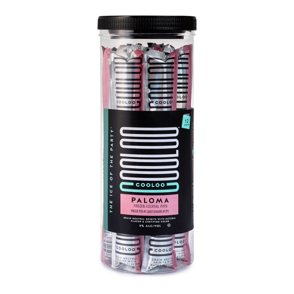 Cooloo Frozen Cocktail Ice Pops - Paloma Flavour - 12 Pack
