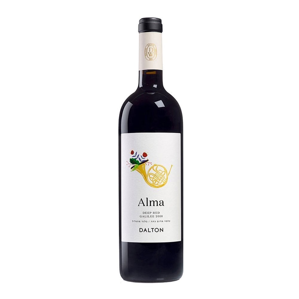 Dalton Alma Deep Red - Israeli Dry Red Wine. Kosher Wine.