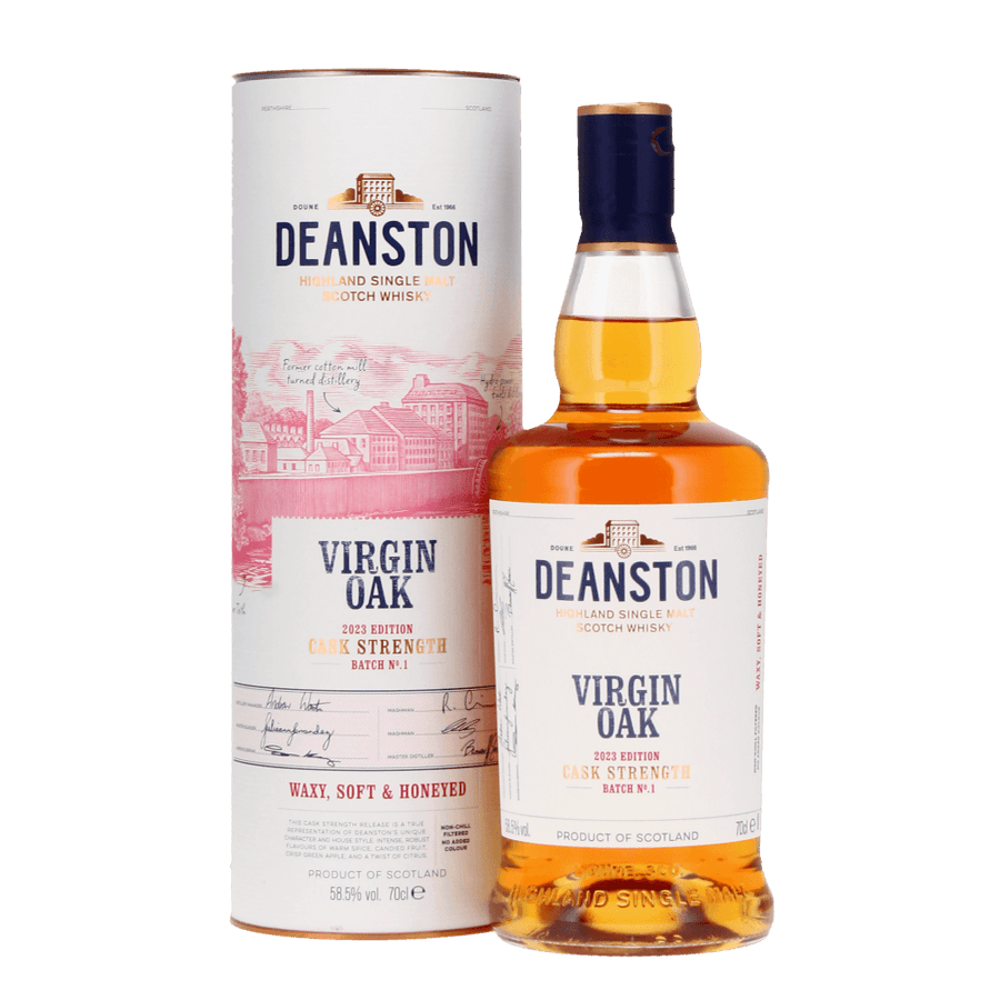 Deanston Virgin Oak - Cask Strength Edition. Kosher whiskey