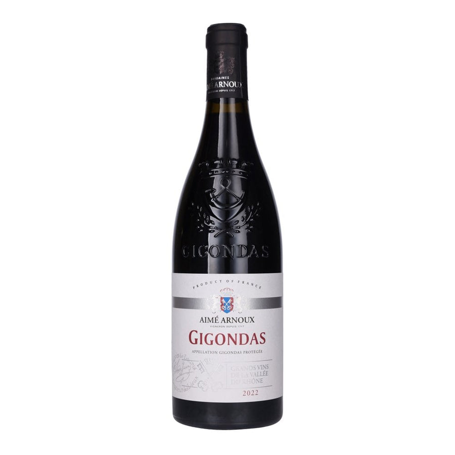 French Kosher Wine.  Red wine. Aime Arnoux Gigondas wine.