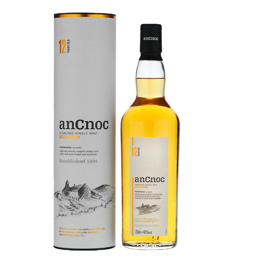 Best Whiskey Ancnoc 12 year old from Areles Kosher Wines and Spirits. Whiskey Gift. 