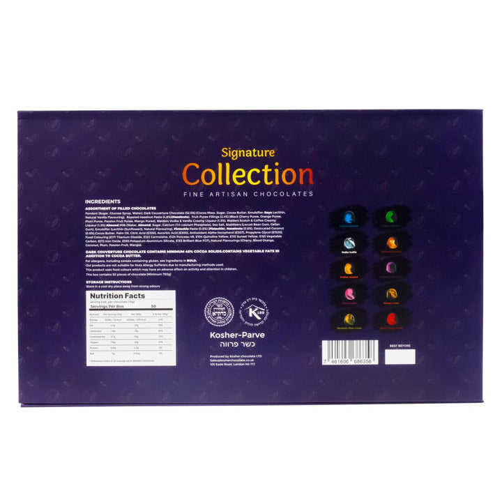 Chocolato Signature Collection – 50 Piece Multi-Fruit Flavored Assortment