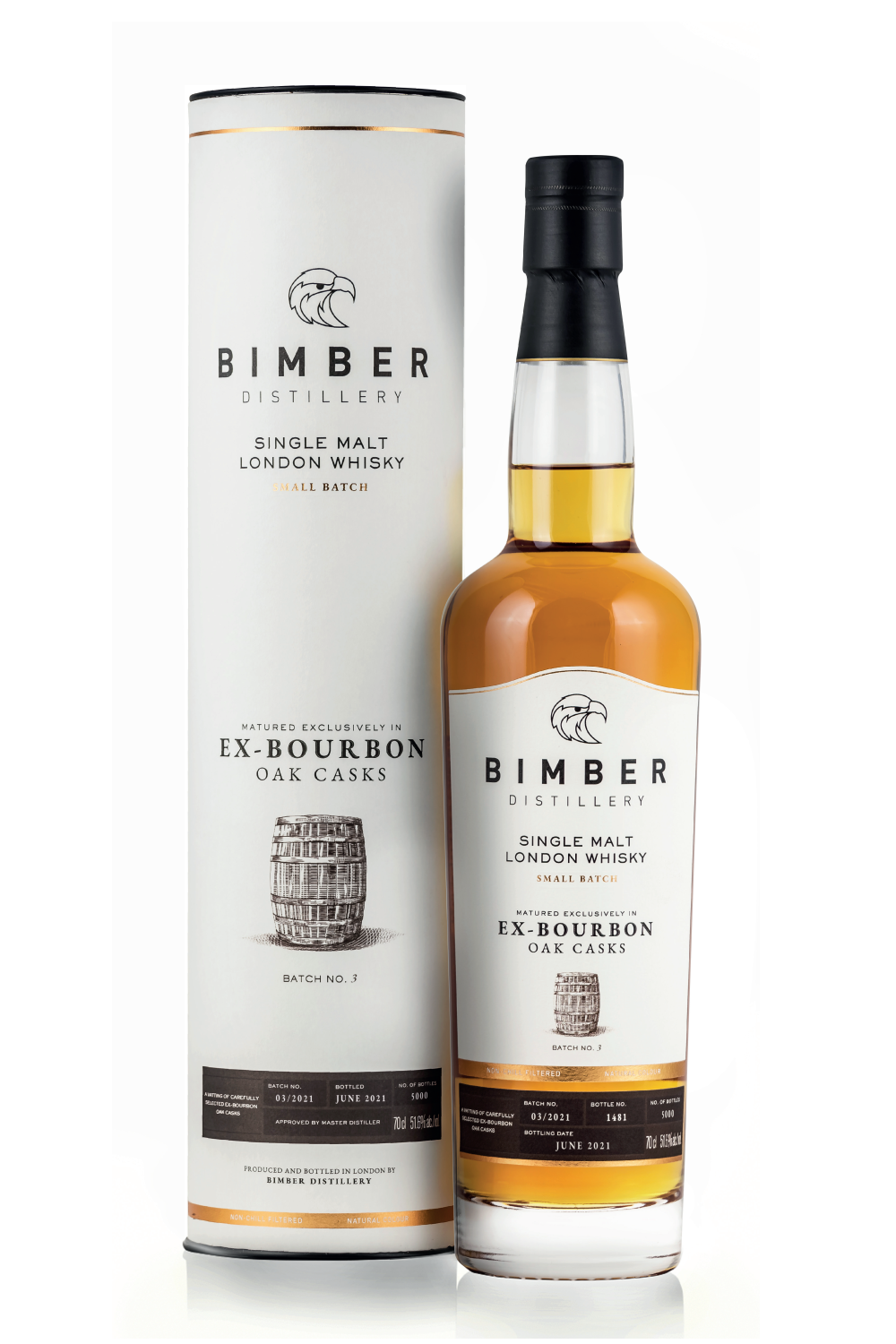 Bimber Oak cast whisky - kosher whisky. 