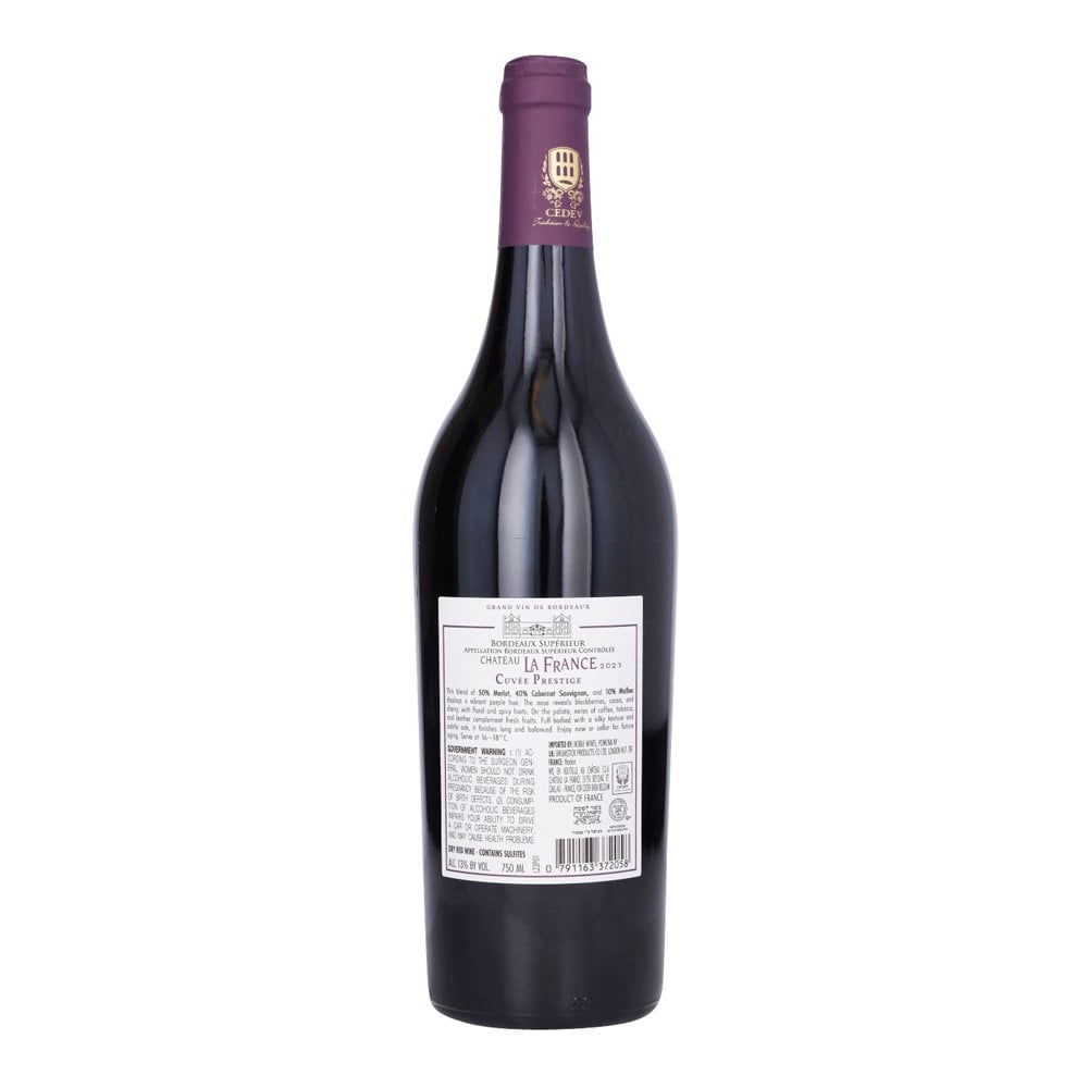 Chateau La France Cuvee Grand Reserve - kosher French dry Red Wine