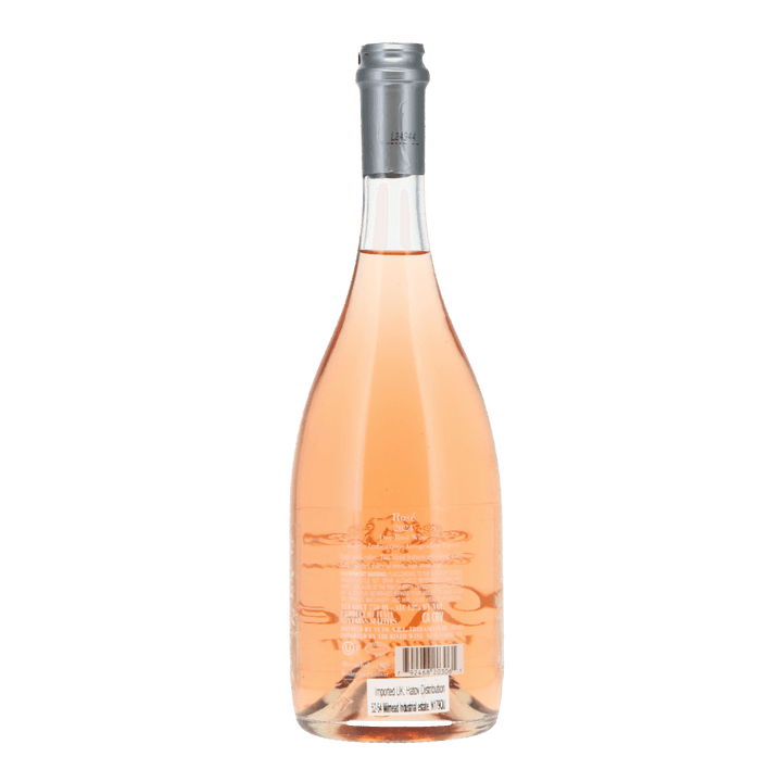Back of Contessa Collection Rosé Veneto I.G.T. 2024, kosher wine bottle