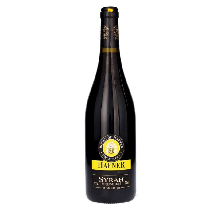 Hafner Syrah Reserve 2019 kosher wine bottle at Areles kosher wine