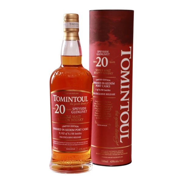 Tomintoul 20 Year Old Kedem Port Cask Finish - Single Malt Scotch