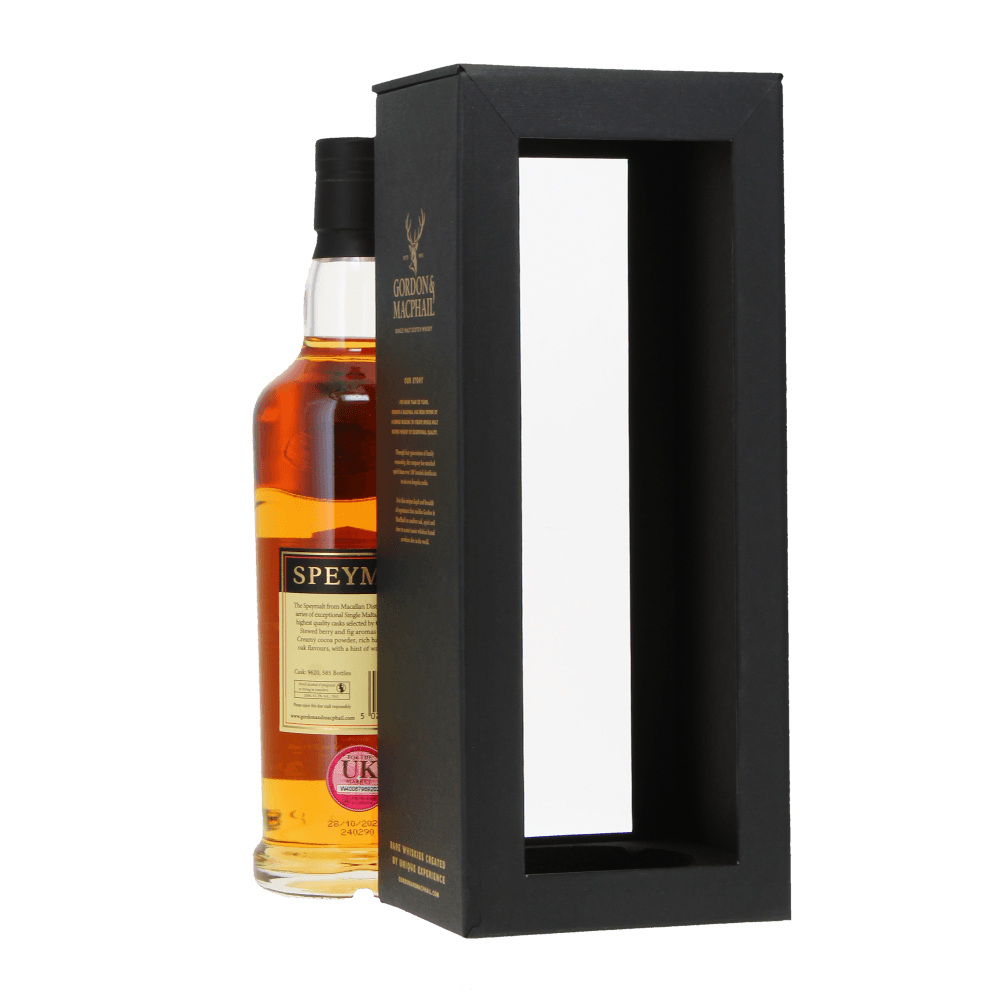Macallan Speyburn single malt whisky bottle - kosher spirit. 