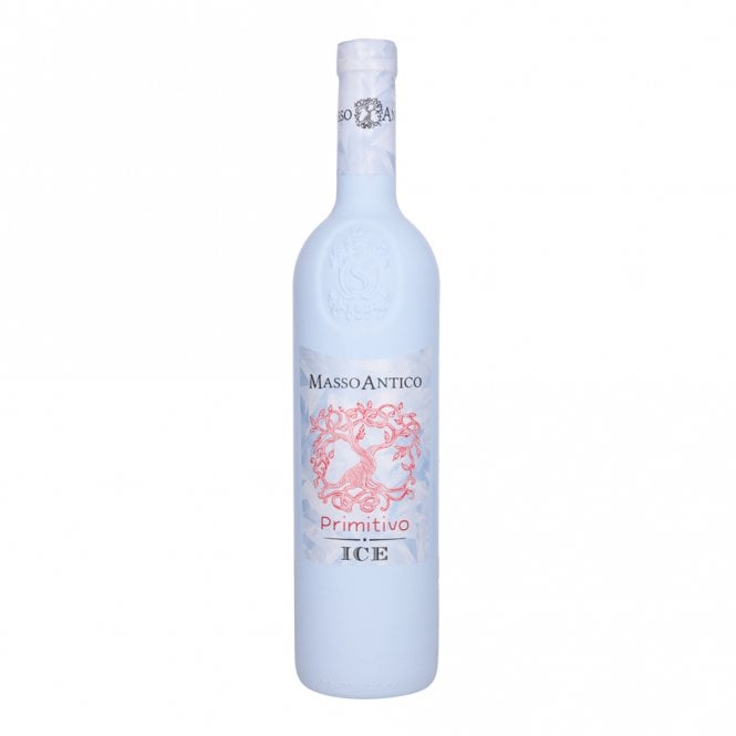 Masso Antico Primitivo Ice wine in a artistic kosher wine bottle 