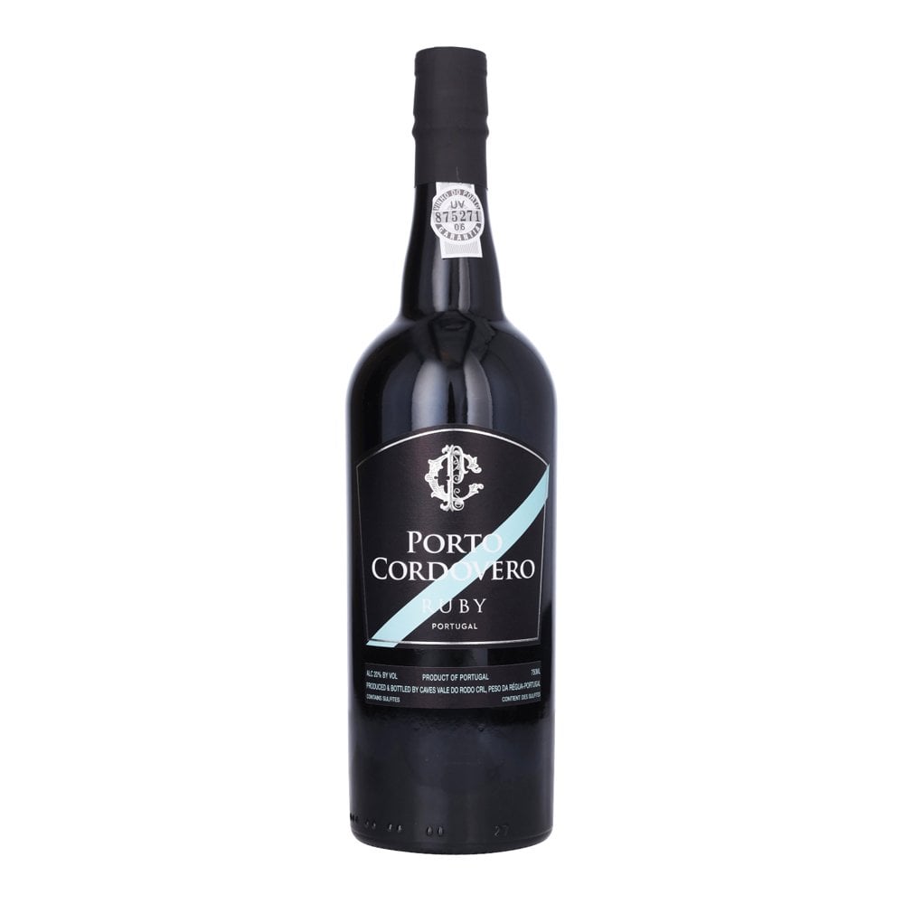 Bottle of Porto Cordovero Ruby - Portugal - kosher dry red wine. 
