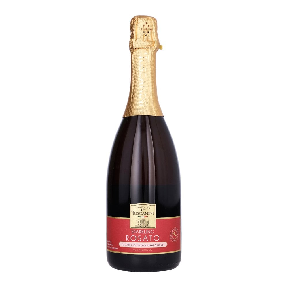 Bottle of Tuscanini Rosato Sparkling Grape Juice
