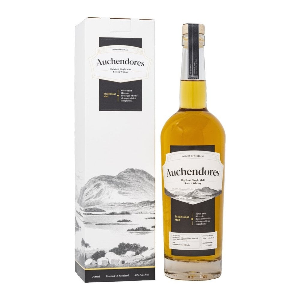 Auchendores Traditional Single Malt Whisky - Kosher whiskey at areles kosher wines and spirits 