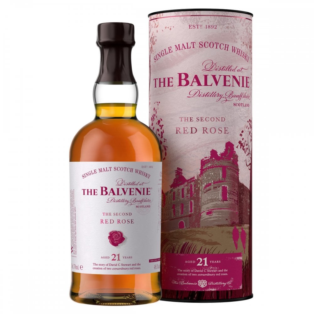 Balvenie 21 Year Old - The Second Red Rose, Single scotch kosher whiskey from Areles Kosher wines and spirits