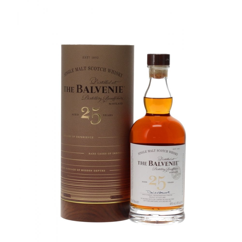 Balvenie 25 year old rare marriages, single malt kosher whiskey at Areles Kosher Wines and Spirits. 