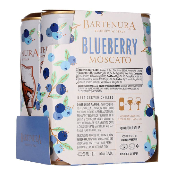 Bartenura Blueberry Can - Pack of 4