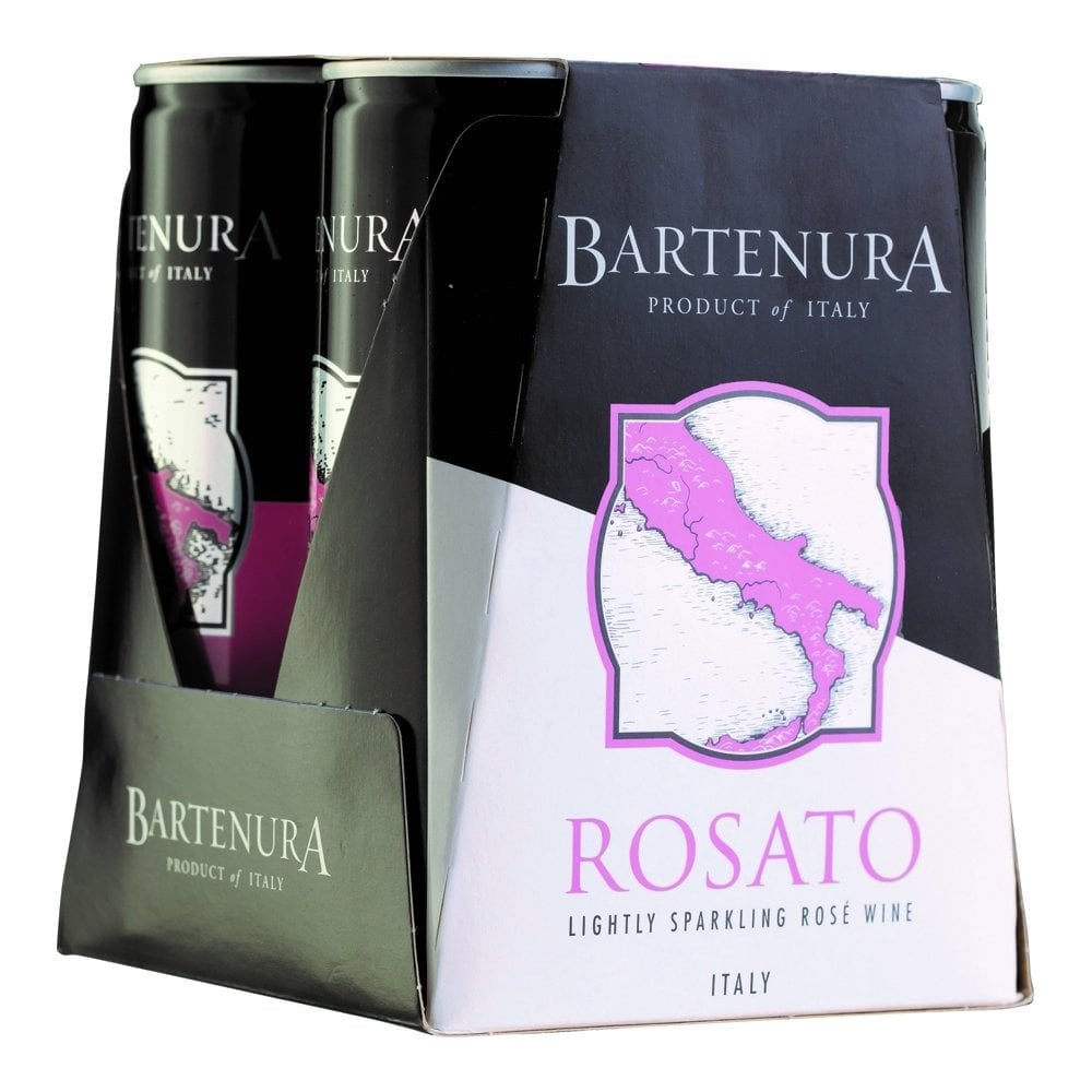 Bartenura Rosato Can - Pack Of 4 Kosher rose wine