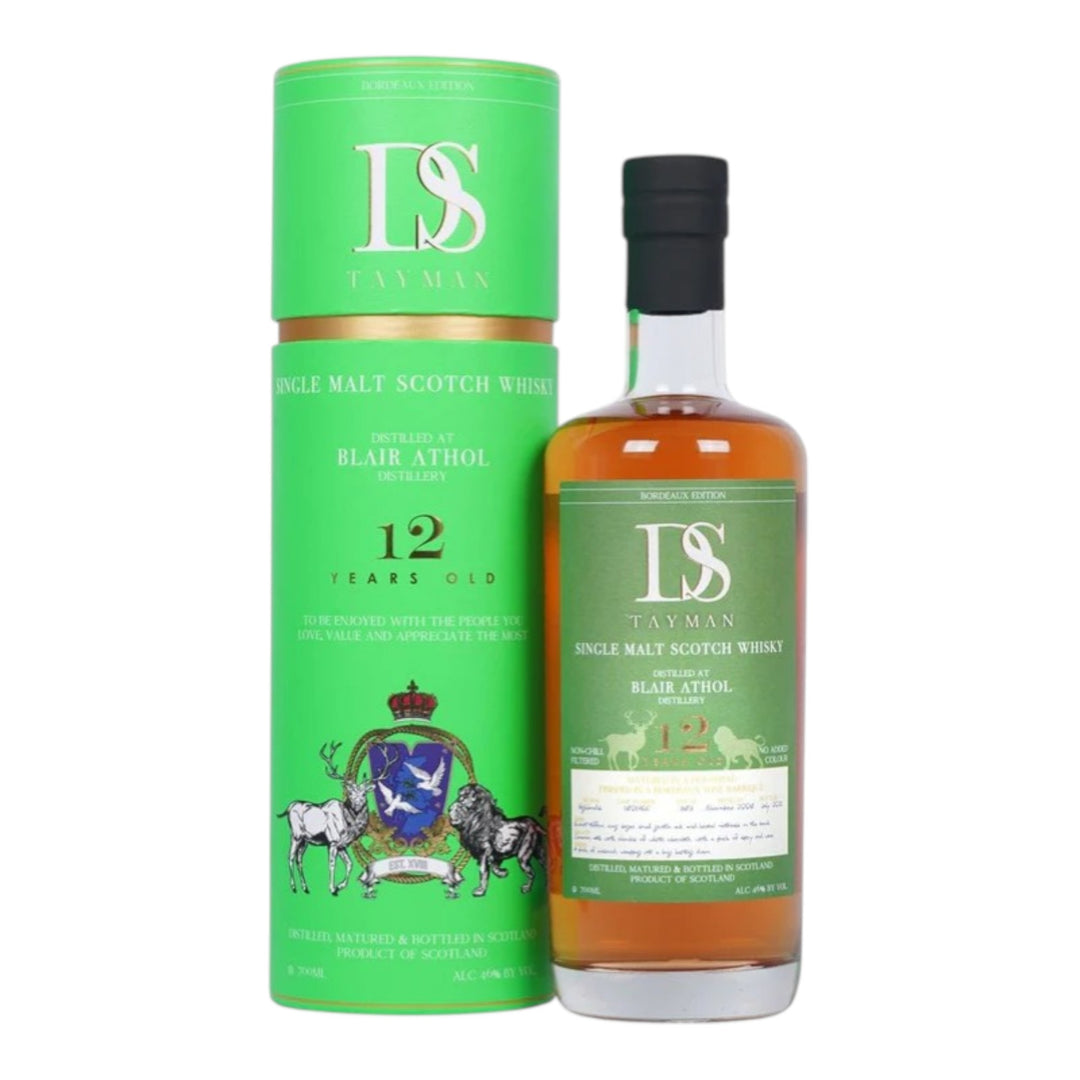Blair Athol 12 Year Old – DS Tayman Bordeaux Edition Single Malt Scotch Whisky