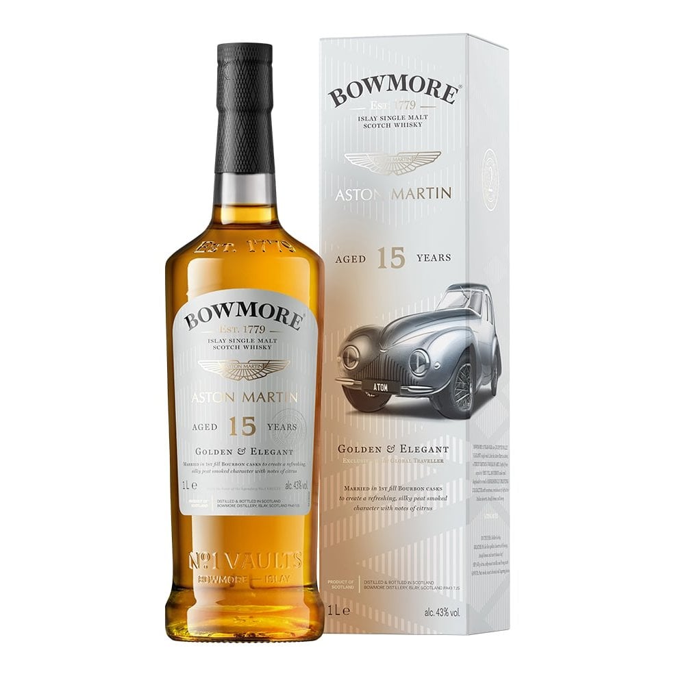 Bowmore 15 Year Old Aston Martin Single Malt Scotch Whisky 1 Litre