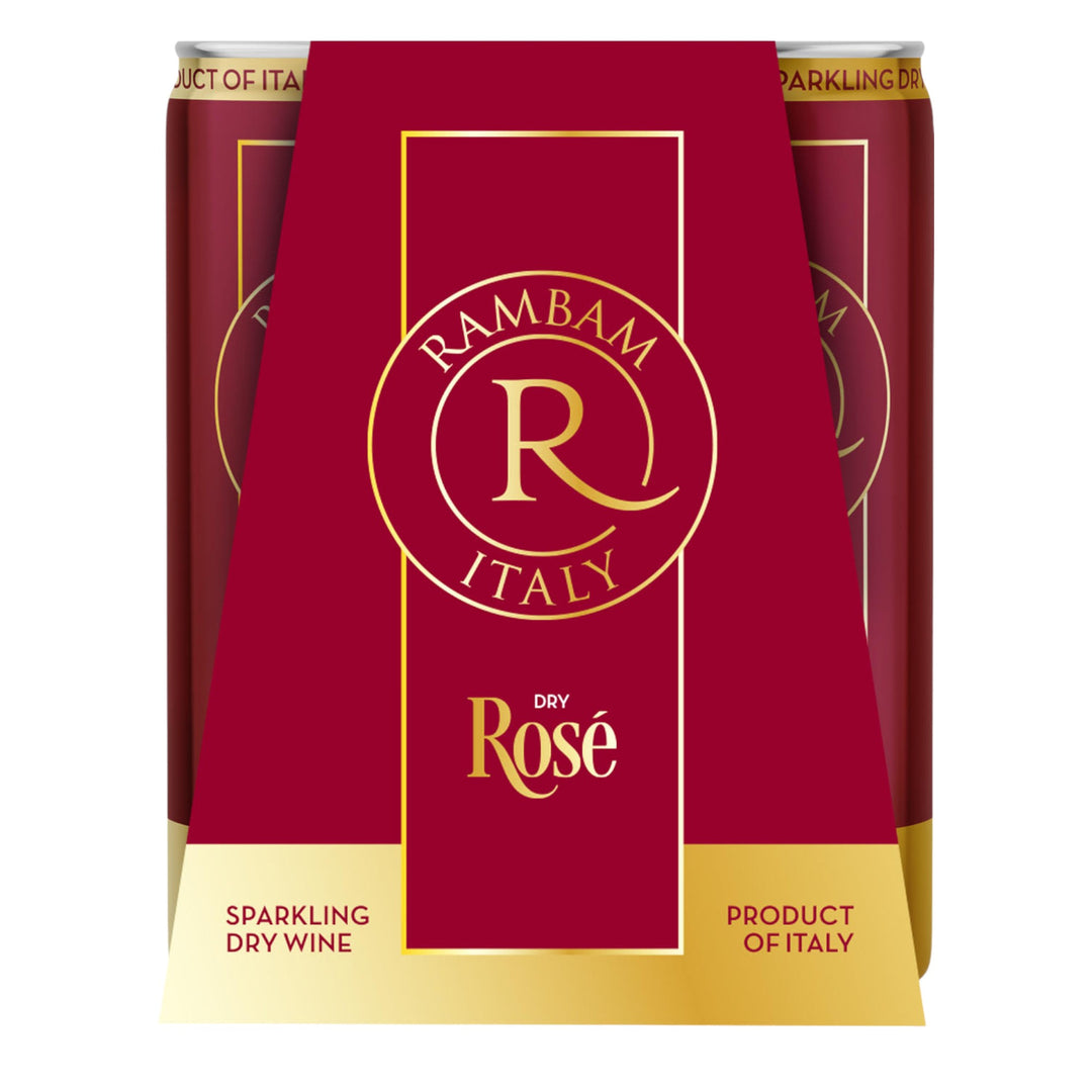 Rambam Prosecco Sparkling Rosé Wine Can