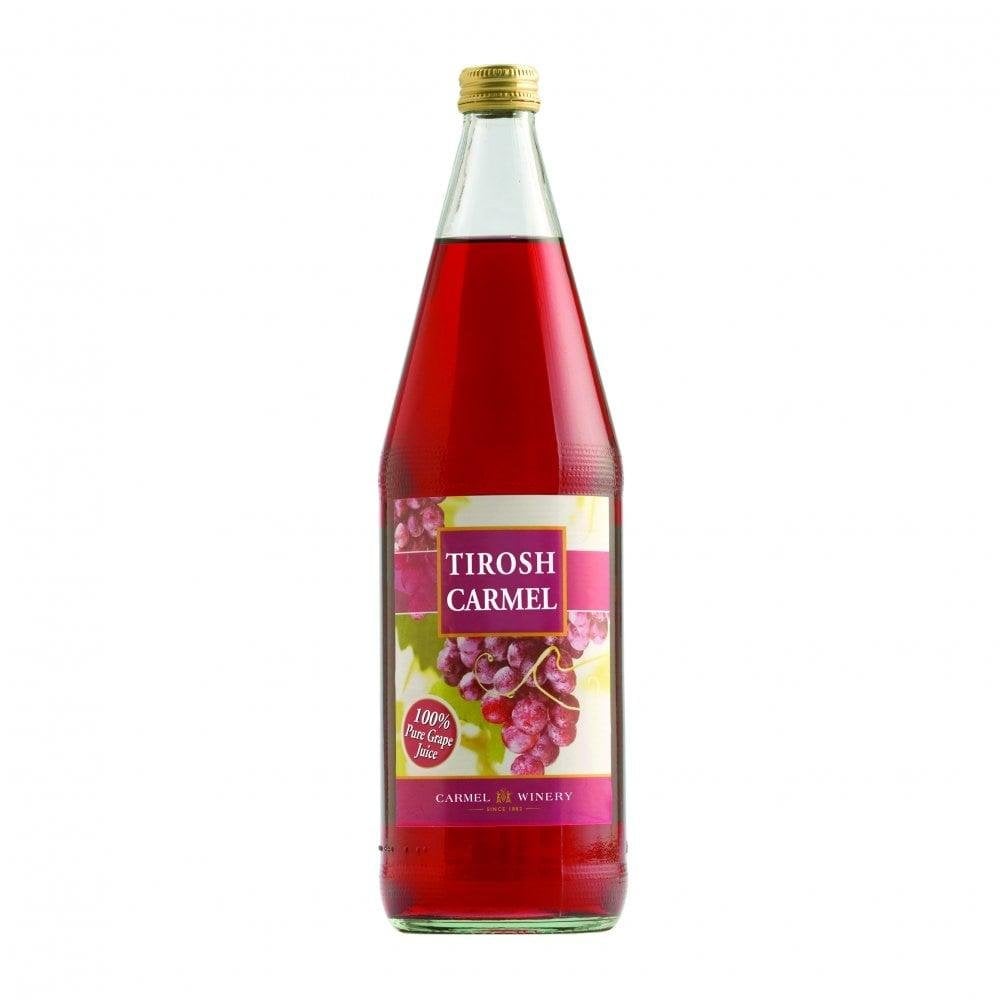 Carmel Tirosh Red Grape Juice - kiddush wine 