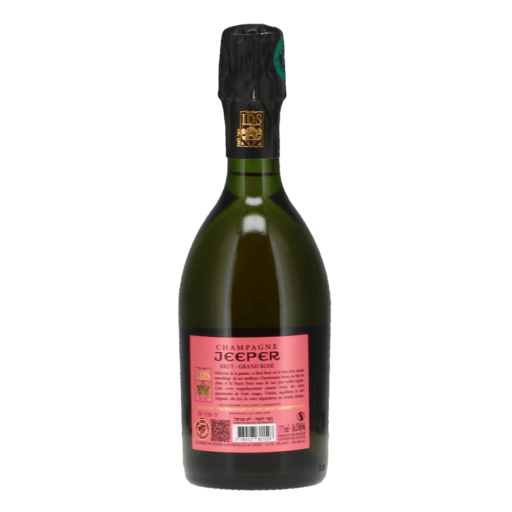 Champagne Jeeper Brut Grand Rose - Half Size