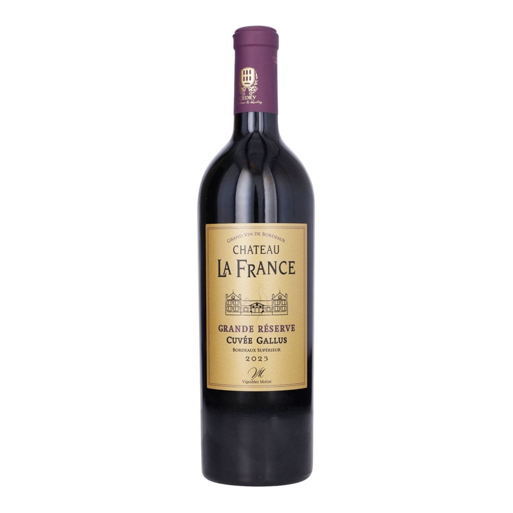 Bottle of Chateau La France Grande Reserve Cuvee Gallus, Bordeaux Superieur kosher wine