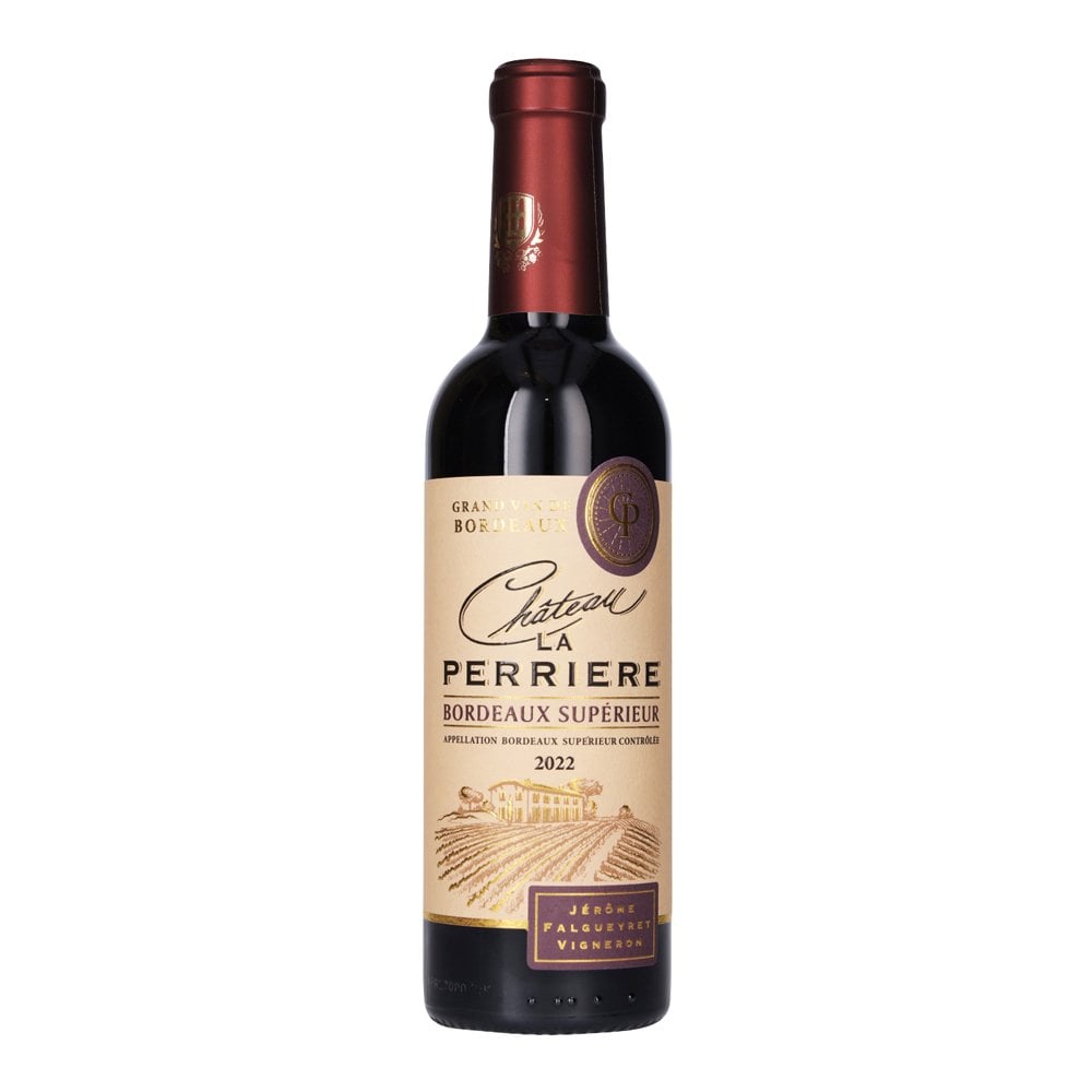 Chateau La Perriere Bordeaux Superieur - Half Bottle. French dry red kosher wine