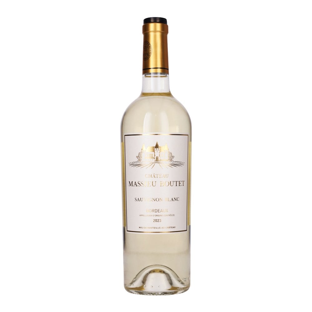 Chateau Massieu Boutet Bordeaux - Sauvignon Blanc. Kosher white wine. 
