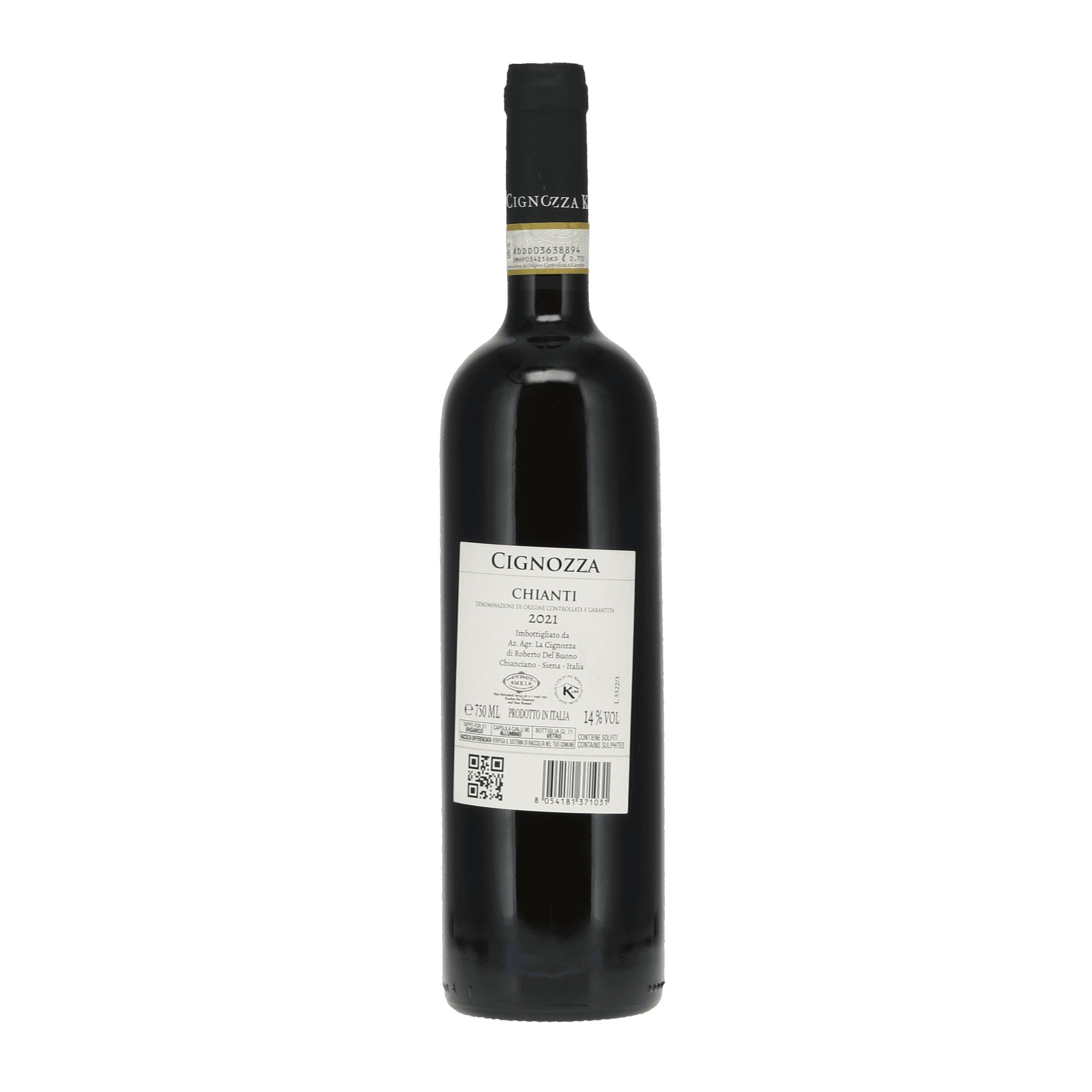 Cignozza Chianti 2021 - Kosher Dry Red Italian Wine – Areles