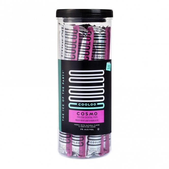 Cooloo Frozen Cocktail ice pops - Cosmo Flavour 12 PACK