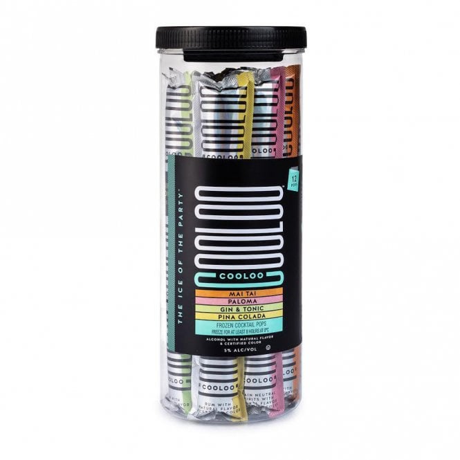 Cooloo Frozen Cocktail ice pops Mixed Flavour 12 PACK
