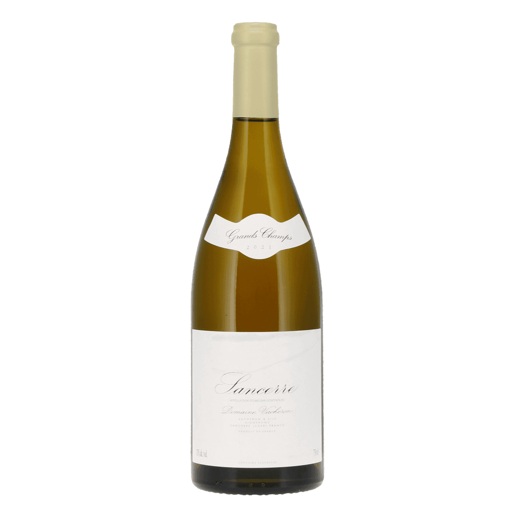 Bottle of Domaine Vacheron Sancerre, showcasing a refined Sauvignon Blanc a kosher white wine. 